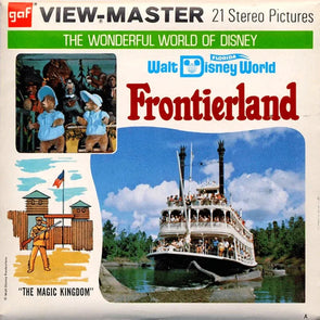 Frontierland - Walt Disney World - View-Master 3 Reel Packet - 1960s views - vintage - (PKT-A951-G3A) Packet 3dstereo 