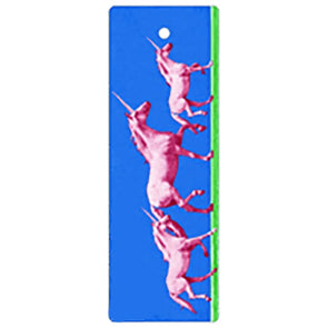GALLOPING UNICORNS - 3D Animated Lenticular Bookmark - NEW Bookmarks 3Dstereo 