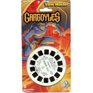 Gargoyles - View-Master 3 Reel Set on Card - NEW - (VBP-3059) VBP 3dstereo 