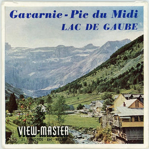 Garvarnie-Pic du Midi - Lac de Gaube (France) - View-Master 3 Reel Packet  - 1960s views - vintage - (ECO-C188f-BS5)