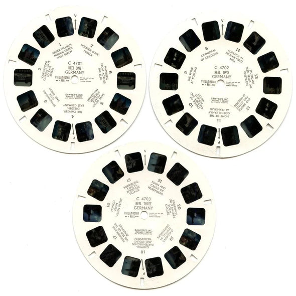 Germany - View-Master 3 Reel Packet - 1960s Views - Vintage - (ECO-C470-BS5) Packet 3dstereo 