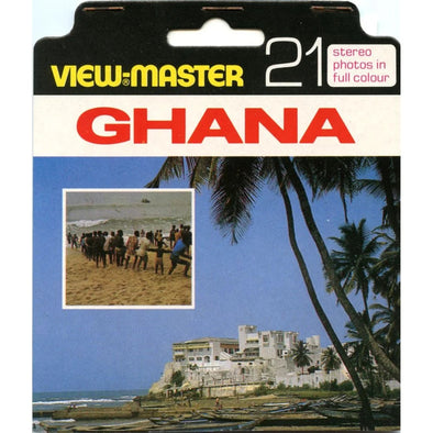 Ghana - View-Master 3 Reel Set on Card - (zur Kleinsmiede) - (BC771-123-EM) - vintage VBP 3dstereo 