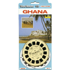 Ghana - View-Master 3 Reel Set on Card - (zur Kleinsmiede) - (C771-123-EM) - NEW VBP 3dstereo 
