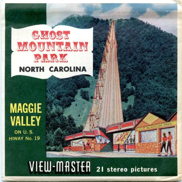 Ghost Mountain Park and Maggie Valley - View-Master 3 Reel Packet - 1960s Views - Views - (ECO-A892-S5) Packet 3dstereo 