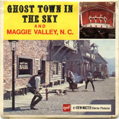 Ghost Town In The Sky - View-Master 3 Reel Packet - 1960s Views - Vintage - (BARG-A892-G1B) Packet 3dstereo 