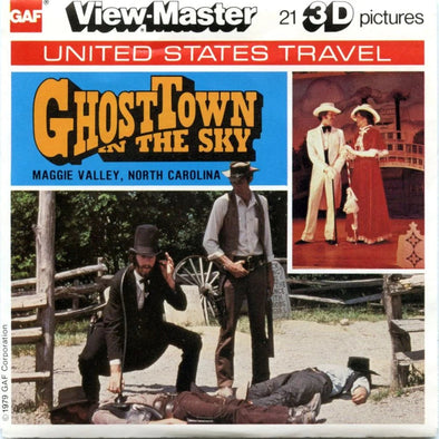 Ghost Town In The Sky - View-Master 3 Reel Packet - 1970s Views - Vintage - (PKT-K18-G6nk) Packet 3dstereo 