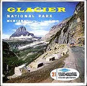 Glacier National Park - View-Master 3 Reel Packet - 1960s views - vintage - (ECO-A296-S6A) Packet 3Dstereo 