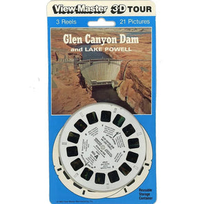 Glen Canyon Dam and Lake Powell - View-Master 3 Reel Set on Card - NEW - (VBP-5065) VBP 3dstereo 