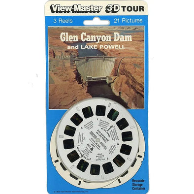 Glen Canyon Dam and Lake Powell - View-Master 3 Reel Set on Card - NEW - (VBP-5065)