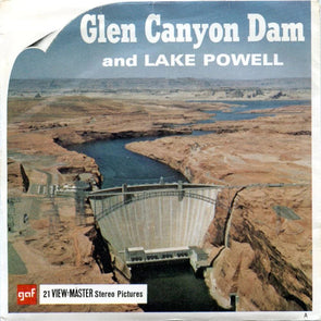 Glen Canyon Dam - View-Master 3 Reel Packet - 1960s Views - Vintage - (PKT-A355-G1A) Packet 3dstereo 