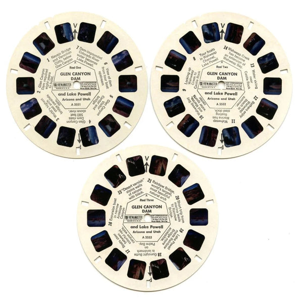 Glen Canyon Dam - View-Master 3 Reel Packet - 1960s Views - Vintage - (PKT-A355-G1A)