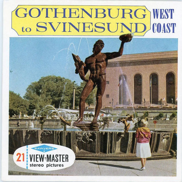 Gothenburg to Svinesund - Sweden West Coast - View-Master 3 Reel Packet - 1960s views- vintage - (zur Kleinsmiede) - (C516e-BS6) Packet 3dstereo 