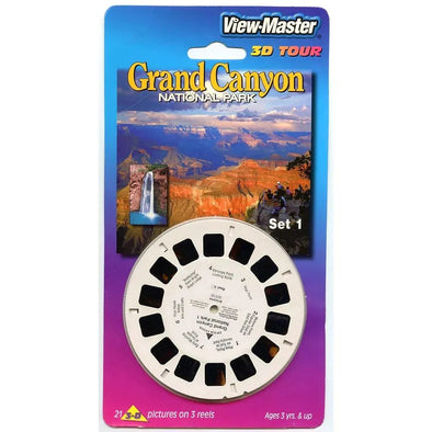 Gran Canyon National Park Set 1 - View-Master 3 Reel Set on Card - NEW - (VBP-5314) VBP 3dstereo 