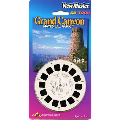 Gran Canyon National Park Set 2 - View-Master 3 Reel Set on Card - NEW - (VBP-5315) VBP 3dstereo 