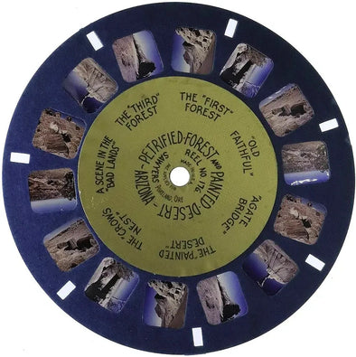 Petrified Forest and Painted Desert Arizona - View-Master Gold Center Reel - vintage (GC-176) 3dstereo 