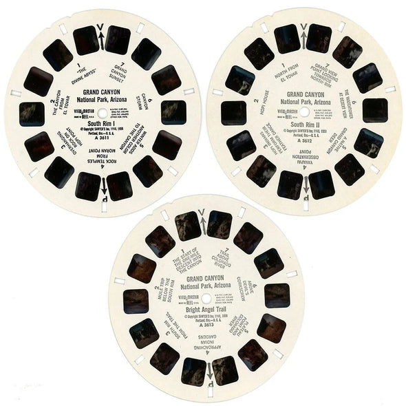 Grand Canyon - View-Master 3 Reel Packet - 1960s views - Vintage - (ECO-A361-SX) 3Dstereo 