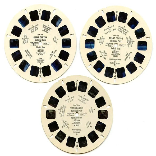Grand Canyon - View-Master 3 Reel Packet - 1960s Views - Vintage - (ECO-A362-SX) 3Dstereo 