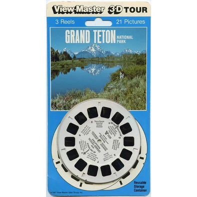 Grand Teton National Park - View-Master 3 Reel Set on Card - NEW - (VBP-5048) VBP 3dstereo 