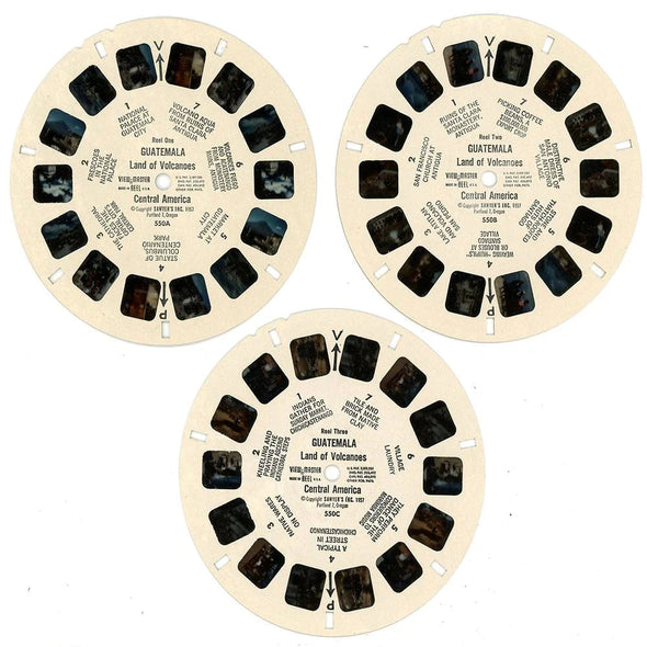 Guatemala - View-Master 3 Reel Packet - 1950s Views - Vintage - (ECO-GUAT-S3) Packet 3dstereo 