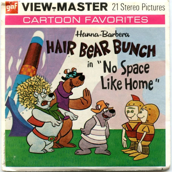 Hair Bear Bunch - View-Master 3 Reel Packet - 1970s - vintage - (ECO-B552-G3A) Packet 3Dstereo.com 