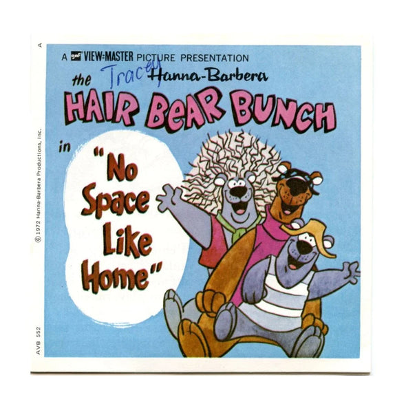 Hair Bear Bunch - View-Master 3 Reel Packet - 1970s - vintage - (ECO-B552-G3A)