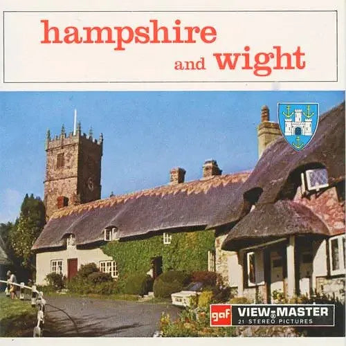 Hampshire and Wight - View-Master 3 Reel Packet - vintage - (C300-BG4) Packet 3dstereo 