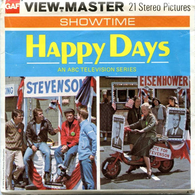 Happy Days - View-Master 3 Reel Packet - 1970s - Vintage - (BARG-B586- –