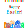 Happy Easter Wish - Changing Color Eggs - 3D Action Lenticular Postcard Greeti - NEWng Card Postcard 3dstereo 