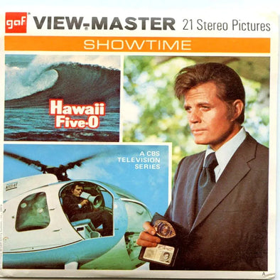 Hawaii Five-0 - View-Master 3 Reel Packet - 1970s - vintage - (PKT-B590-G3A) Packet 3dstereo 