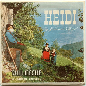 Heidi - Vintage - View-Master - 3 Reel Packet - 1960s views Packet 3dstereo 