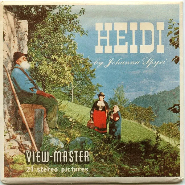 Heidi - Vintage - View-Master - 3 Reel Packet - 1960s views- B425- S5