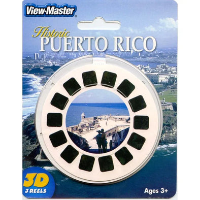 Historic Puerto Rico - View-Master 3 Reel Set on Card - NEW - (VBP-5225) VBP 3dstereo 