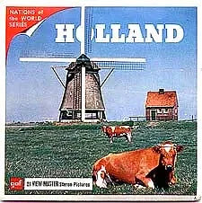 Holland - View-Master 3 Reel Packet - 1970s views - vintage - (PKT-B190-G1A) 3Dstereo 