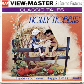 Holly Hobbie - View-Master 3 Reel Packet - 1970s - Vintage - (PKT-B344-G4A) Packet 3dstereo 