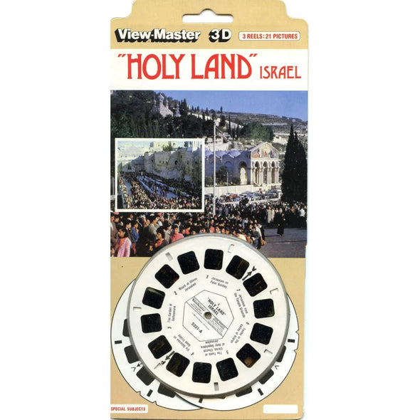 Holy Land Israel - View-Master 3 Reel Set on Card - (zur Kleinsmiede) - (5331-EM) - NEW VBP 3dstereo 