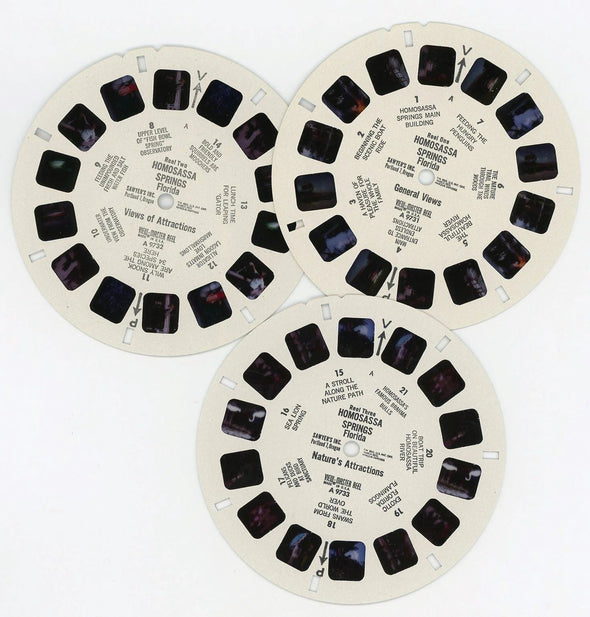 Homosassa Springs - View-Master 3 Reel Packet - 1960s - Vintage - (zur Kleinsmiede) - (A973-S6A) Packet 3dstereo 