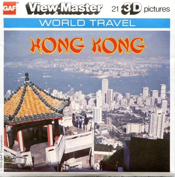 Hong Kong - View-Master 3 Reel Packet - 1970s Views - Vintage - (zur Kleinsmiede) - (J34-G6nk) Packet 3dstereo 