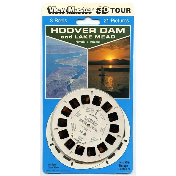 Hoover Dam and Lake Mead Nevada-Arizona - View-Master 3 Reel Set on Card - NEW - (VBP-5486) VBP 3dstereo 