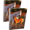 HORSE & FOAL - Two (2) Notebooks with 3D Lenticular Covers - Unlined Pages - NEW