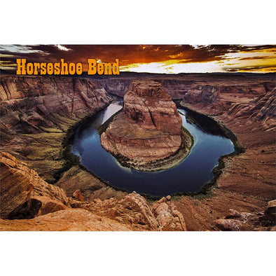 HORSESHOE BEND - 3D Magnet for Refrigerators, Whiteboards, and Lockers - NEW