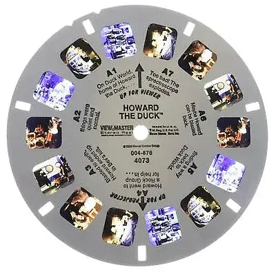 Howard The Duck - View-Master 3 Reel Set on Card - 1986 - vintage - (4073) VBP 3dstereo 