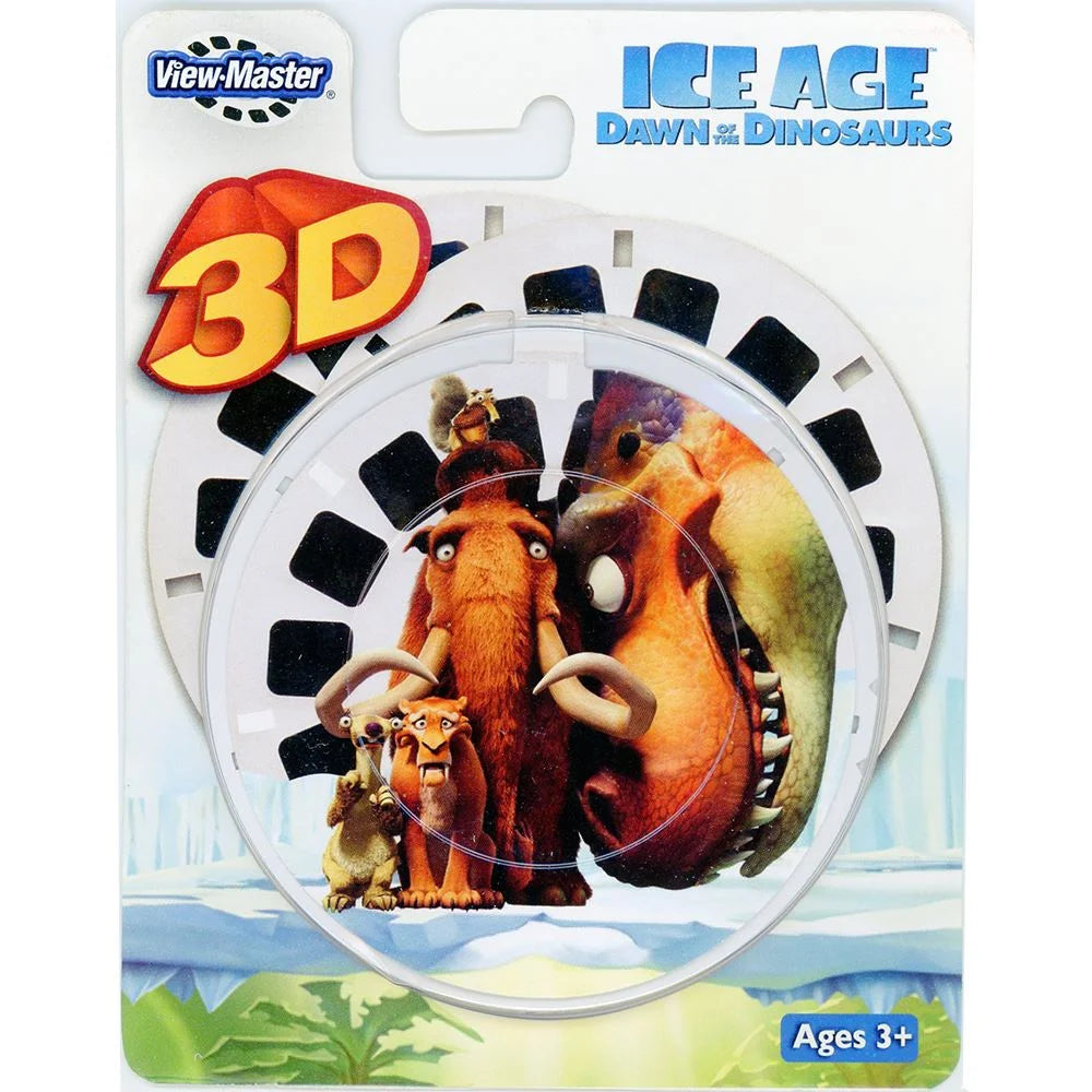 Ice Age - Dawn of the Dinosaurs - View-Master 3 Reel Set on Card - NEW –