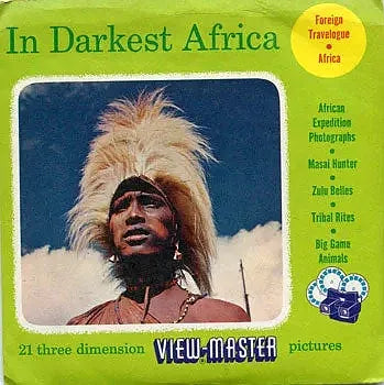 In Darkest Africa - View-Master - Vintage - 3 Reel Packet - 1950s views (PKT-DAR-AF-S3) 3Dstereo 