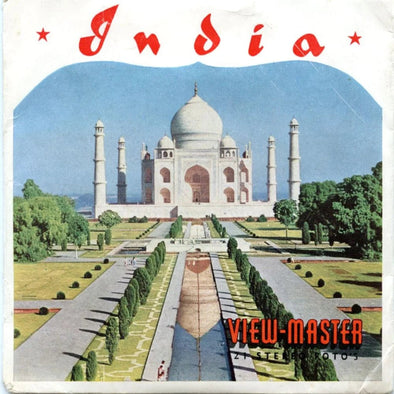 India - View-Master 3 Reel Packet - 1960s Views - Vintage - (PKT-B235-BS5N) Packet 3dstereo 