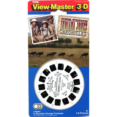 Indiana Jones - View-Master 3 Reel Set on Card - NEW - (VBP-4140) VBP 3dstereo 