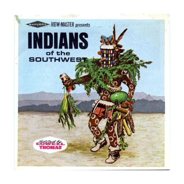 Indians of the Southwest - View-Master 3 Reel Packet - 1960s views - vintage - (BARG-B721-S6A) Packet 3dstereo 