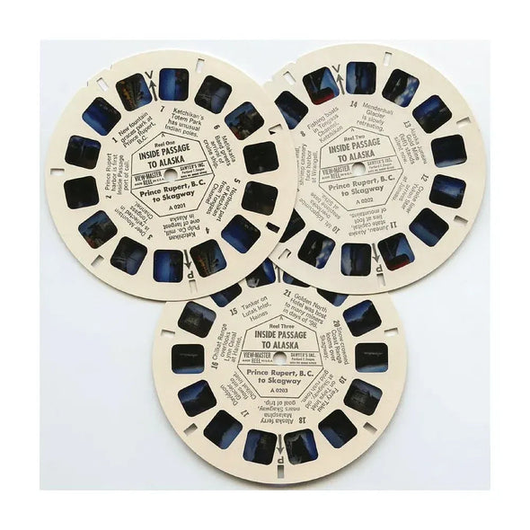 Inside Passage to Alaska - View-Master - Vintage - 3 Reel Packet - 1960s view - A020 Packet 3dstereo 