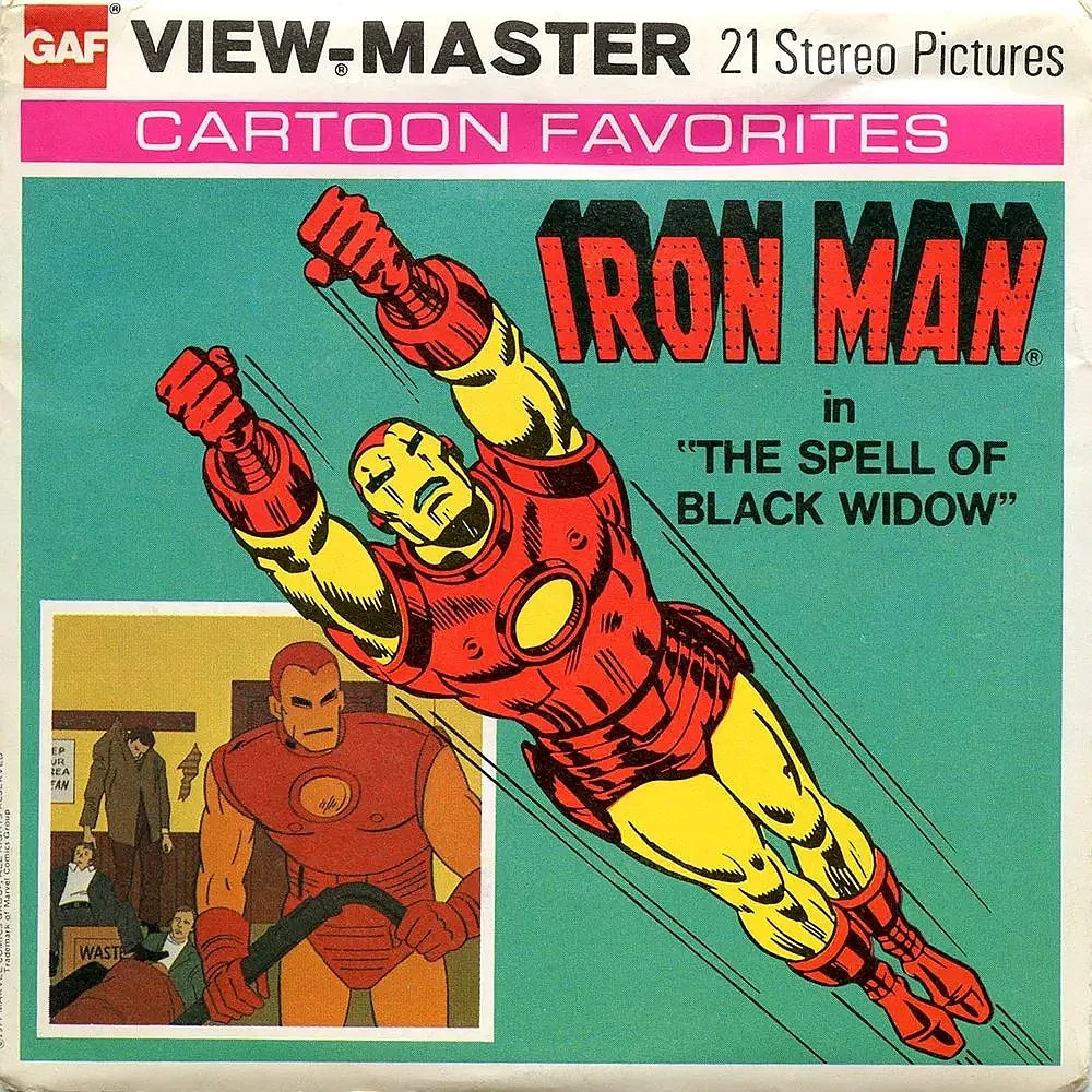 IRON MAN - View-Master 3 Reel Packet - 1970s views - vintage - (ECO-H4 –