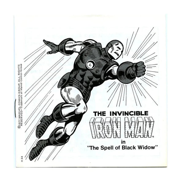 IRON MAN - View-Master 3 Reel Packet - 1970s views - vintage - (ECO-H44-G3nk) Packet 3dstereo 