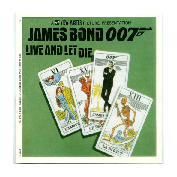 James Bond - View-Master - Vintage 3 Reel Packet - 1970s views ( PKT- B393-G3A ) Packet 3dstereo 